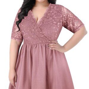 NWT women’s blush pink dress size 18